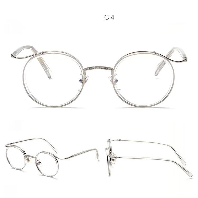 TR90 Transparent Round Glasses Men Women Vintage Optical Eyeglasses Frame Prescription Spectacle Frames man Clear Eyewear Oculos