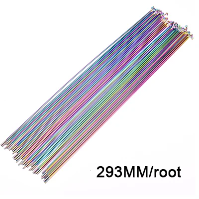 293mm 10 шт./лот 259 261 271 273 291 293 мм Нержавеющая сталь MTB спицы для горного велосипеда дорожные велосипеды для обода колеса часть с кусачки - Цвет: 293mm