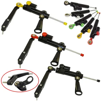

Adjustable Steering Damper Stabilizer Linear with Bracket Full Set For HONDA CBR 900 954 RR CBR954RR Fireblade SC50 2002 2003