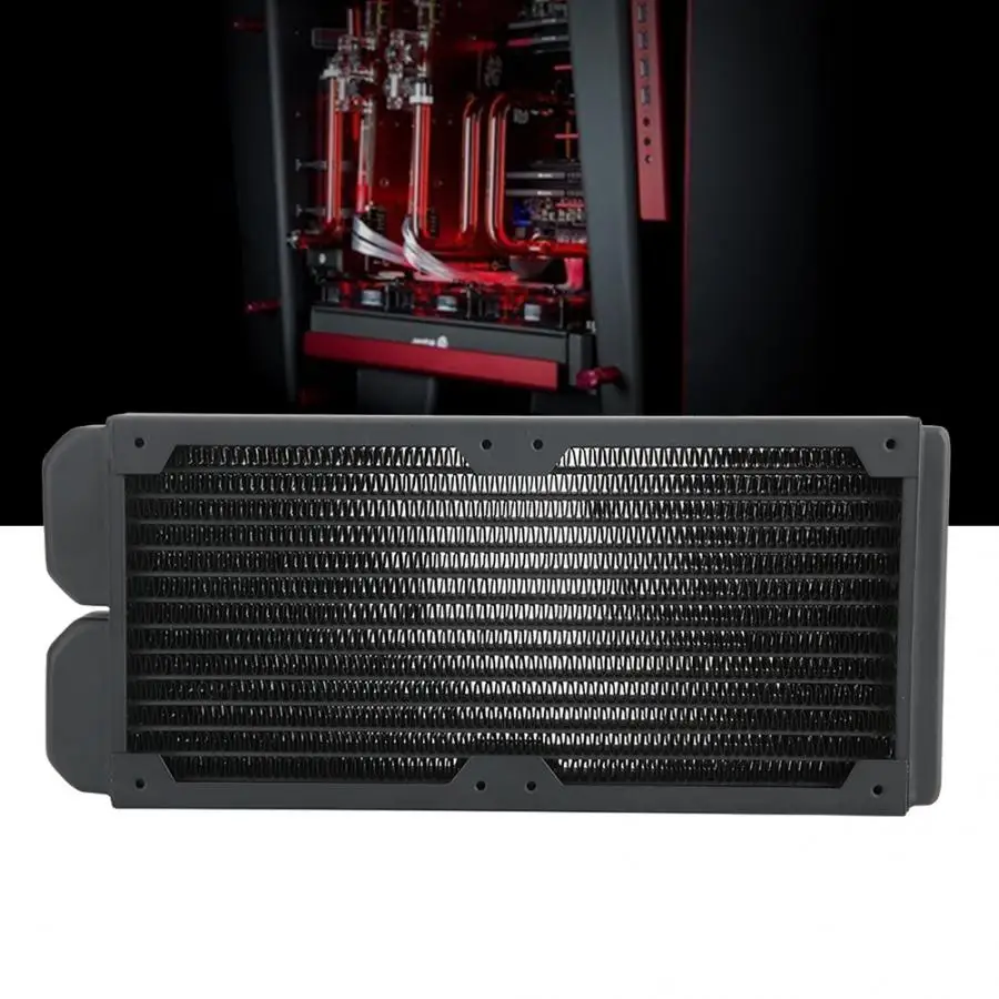 PC теплоотвод водяное охлаждение теплоотводящий медный радиатор для красоты и промышленного оборудования cpu кулер для воды