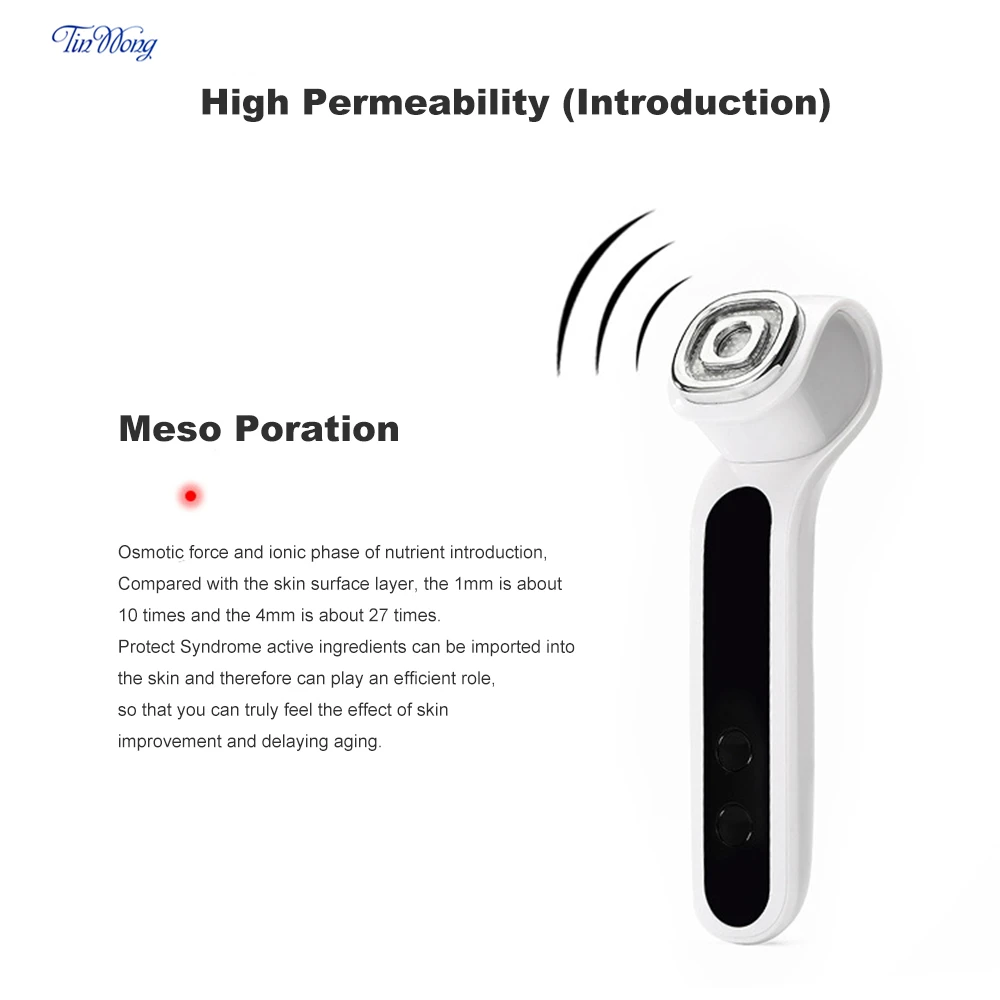  LED Photon Light Therapy Skin Rejuvenation Device Vibrator Massage 7 Colors EMS Galvanic lon +/- 5  - 4000202439253