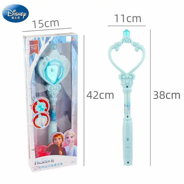 Disney Frozen 2 elsa anna princess Music Magic wand Girl Toys with Original  box  Makeup Toys Birthday Christmas Gift 6