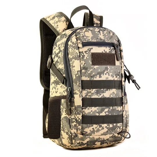Для Мужчин's 12L военный тактический рюкзак, Водонепроницаемый MOLLE армейская сумка, дорожная Пеший Туризм Рюкзаки, спортивный рюкзак, Для женщин трекинговый рюкзак спортивная сумка для отдыха на природе - Цвет: ACU
