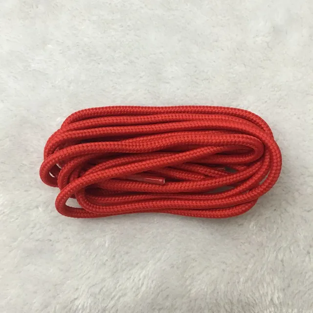 1 Pair Classic Solid Round Shoelaces Durable Polyester Shoe laces Boot Laces Sneaker Shoelace 21 Colors 70cm 90cm 120cm 150cm Red