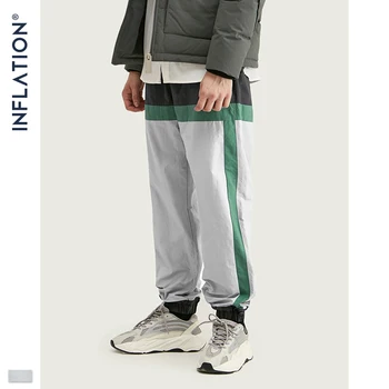 

INFLATION Mens Hip Hop Digital Print Sweatpants Men's Joggers With Drawstring Side-Striped Sweatpants Loose Men Trousers 93431W