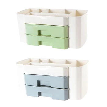 

Desktop Cosmetic Storage Box - Easily Organize Your Cosmetics, Jewelry and Hair Accessories