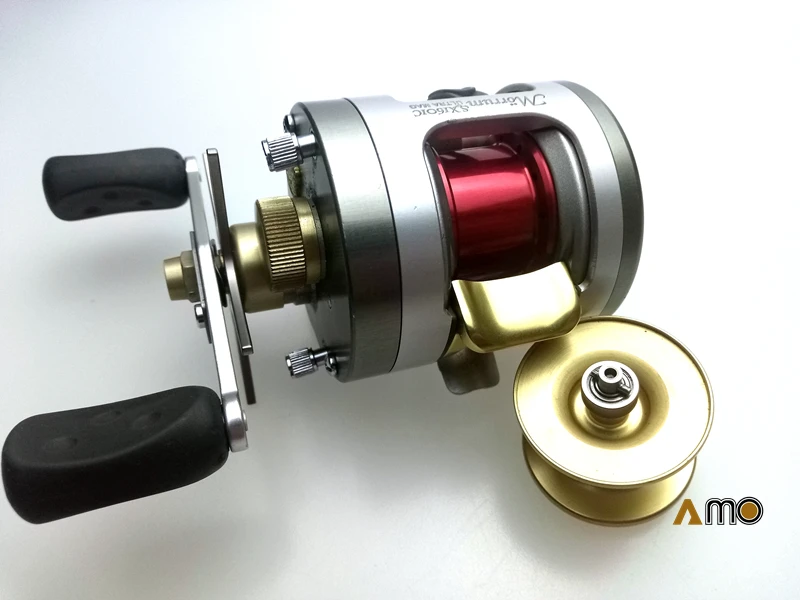 DIY MORRUM SX1600C / 1601C Mag Ультра Baitcast Рыболовная катушка светильник Вес шпулю без