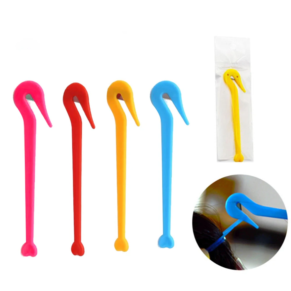 New Elastic Hair Band Cutters Disposable Rubber Remover Pain Free Ties Removing Tool Styling Accessories | Красота и здоровье