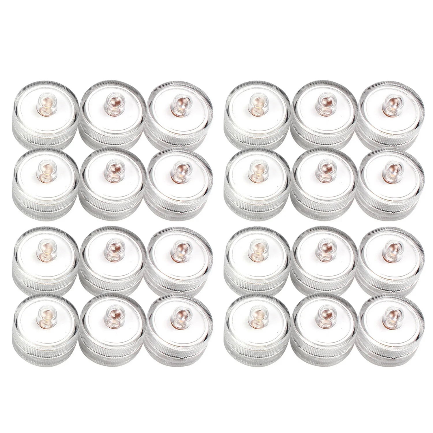 24pcs 24/36 шт. подводные светодиодные лампы Беспламенного подводный мульти-Цвет изменение света свечки для вечеринок и свадебных церемоний для Хэллоуина Вечерние - Цвет: 24pcs