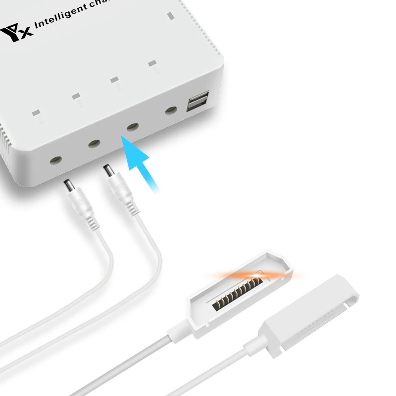 1 комплект FIMI X8SE зарядное устройство 6 каналов UAV USB порт дистанционное управление Зарядка AC100/240 V 13,2 V 10A Запчасти для FPV