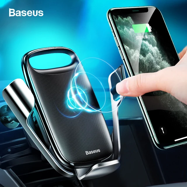 Baseus 15W Qi Wireless Car Charger For iPhone 11 Fast Car Wireless Charging Holder For Samsung S20 Xiaomi Mi 9 Induction Charger 1