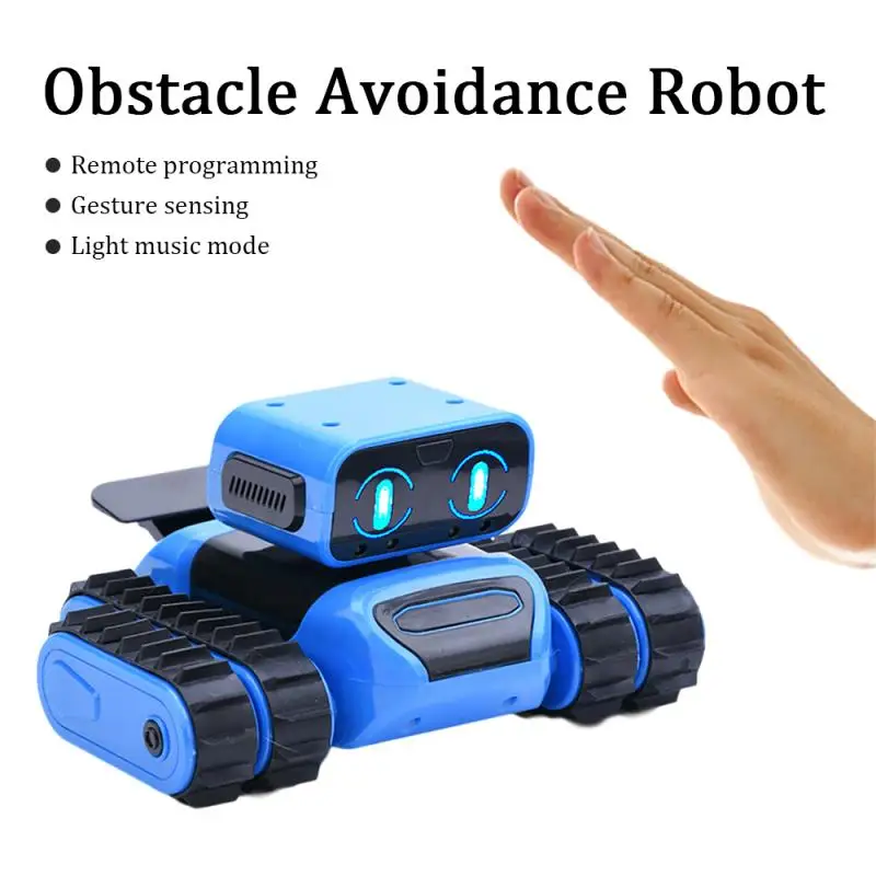 Intelligent Induction Robot Assembled Electric Follow With Gesture Sensor Obstacle Avoidance Kids Toy Education TSLM1 | Игрушки и хобби