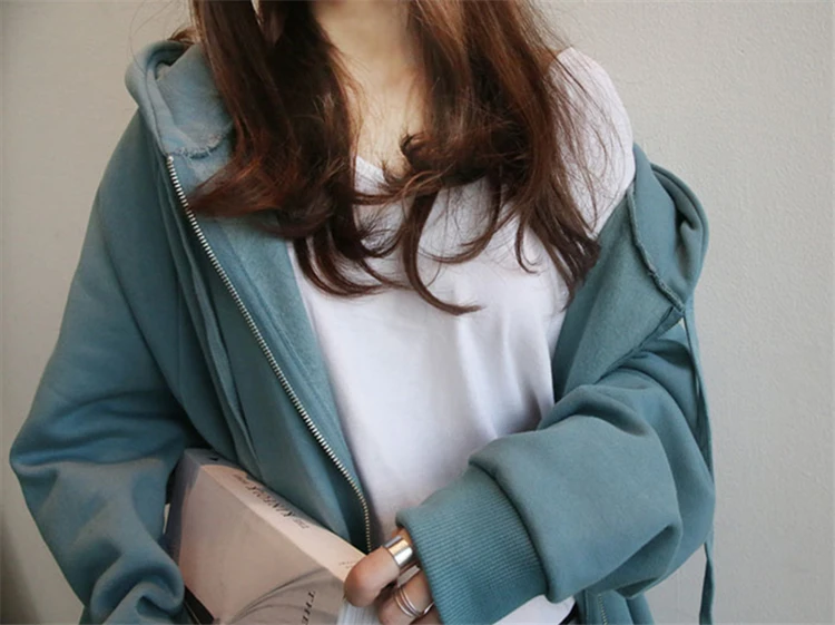 Colorfaith, новинка, Осень-зима, женские куртки с капюшоном, на молнии, прерия, Модный корейский стиль, повседневное длинное пальто, верхняя одежда, JK9655