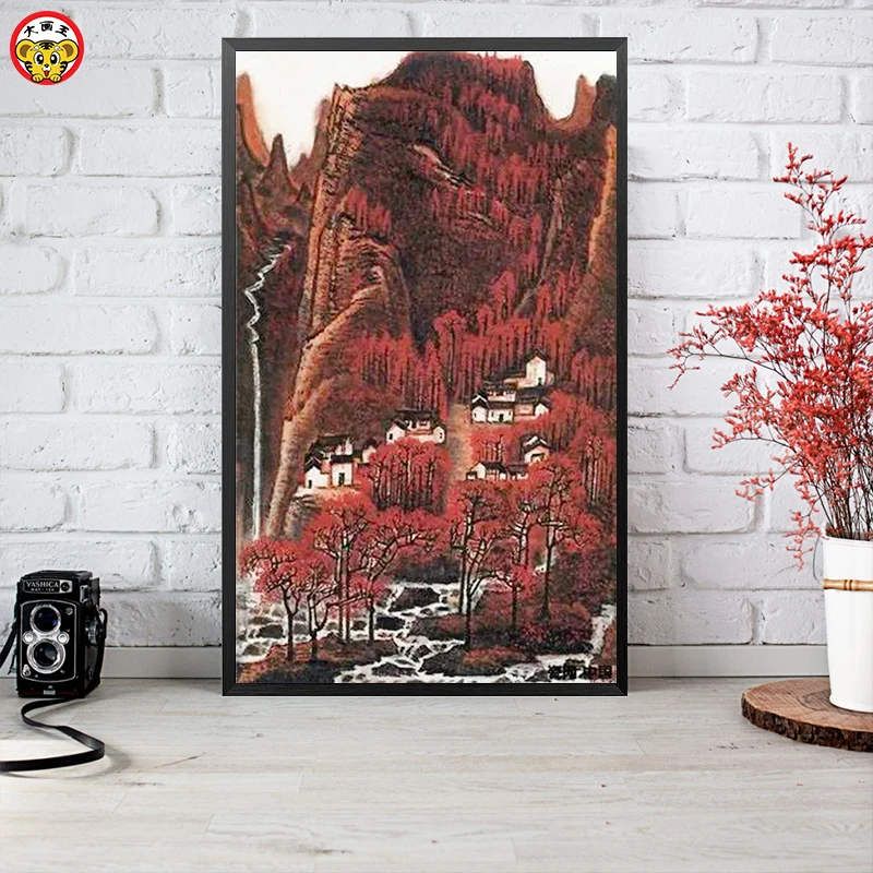 

paint by number art painting by numbers anime Li Keran's painting