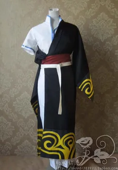 

Anime GINTAMA Sakata Gintoki Cosplay Costume Men Kimono Halloween Suit Unisex Christmas Costume fashion Carnival Uniform Outfit