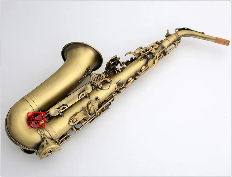 Professional Alto Saxophone A-992 Super Musical instrument High Quality Electrophoretic Gold Sax Mouthpiece Gift | Спорт и