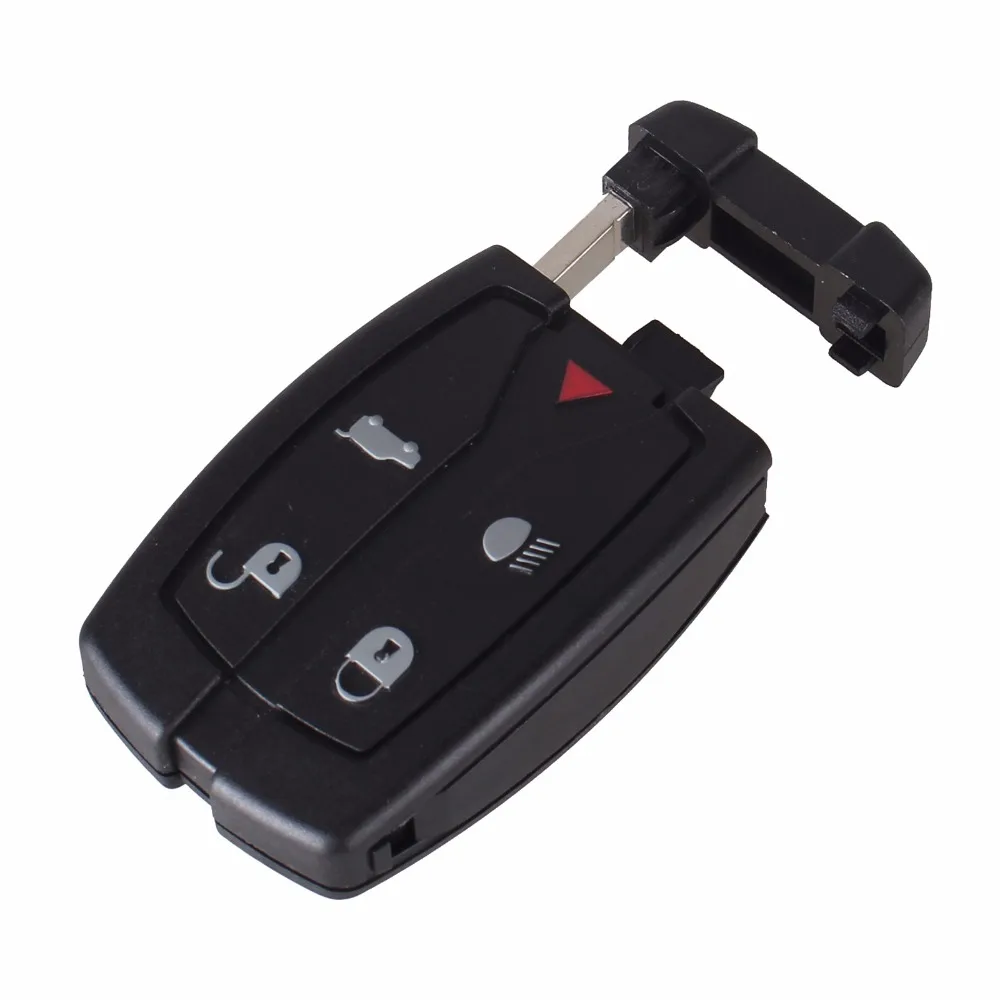 KEYYOU FOR LAND ROVER FREELANDER 2 SMART REMOTE CONTROL CAR KEY 433 MHZ CASE 5 BUTTON WITH SMALL UNCUT BLADE FOB KEY COVER