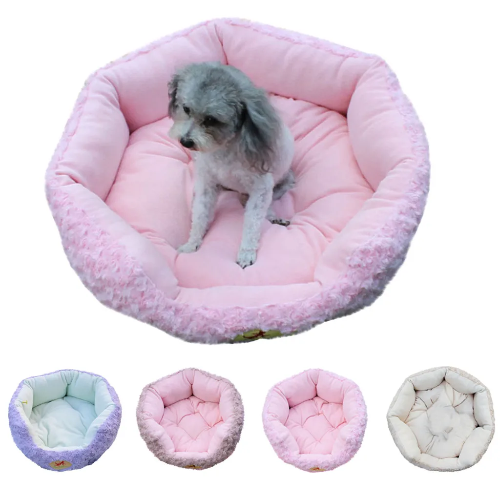 Dog Bed Warm Sleeping Bed Comfortable Plush Kennel Dogs Pet Litter Deep Sleep Cat Litter Sleeping Beds Pet Product Hot Sale@47