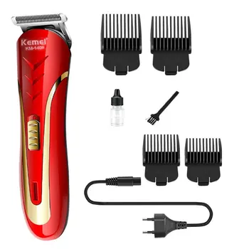 

Carbon Steel Head Hair Trimmer EU Plug Rechargeable Electric Razor Men Beard Shaver Electric Hair Clipper