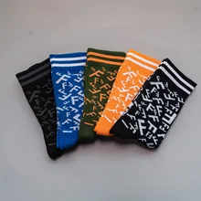 Популярные брендовые носки для скейтборда в европейском и американском стиле; носки в стиле хип-хоп из чистого хлопка