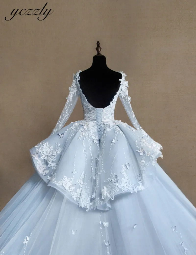 Vestidos De Noiva роскошное элегантное женское вечернее платье бальное платье Принцесса Аппликации Цветочные подвенечные платья длинные плюс размер платье невесты RW447