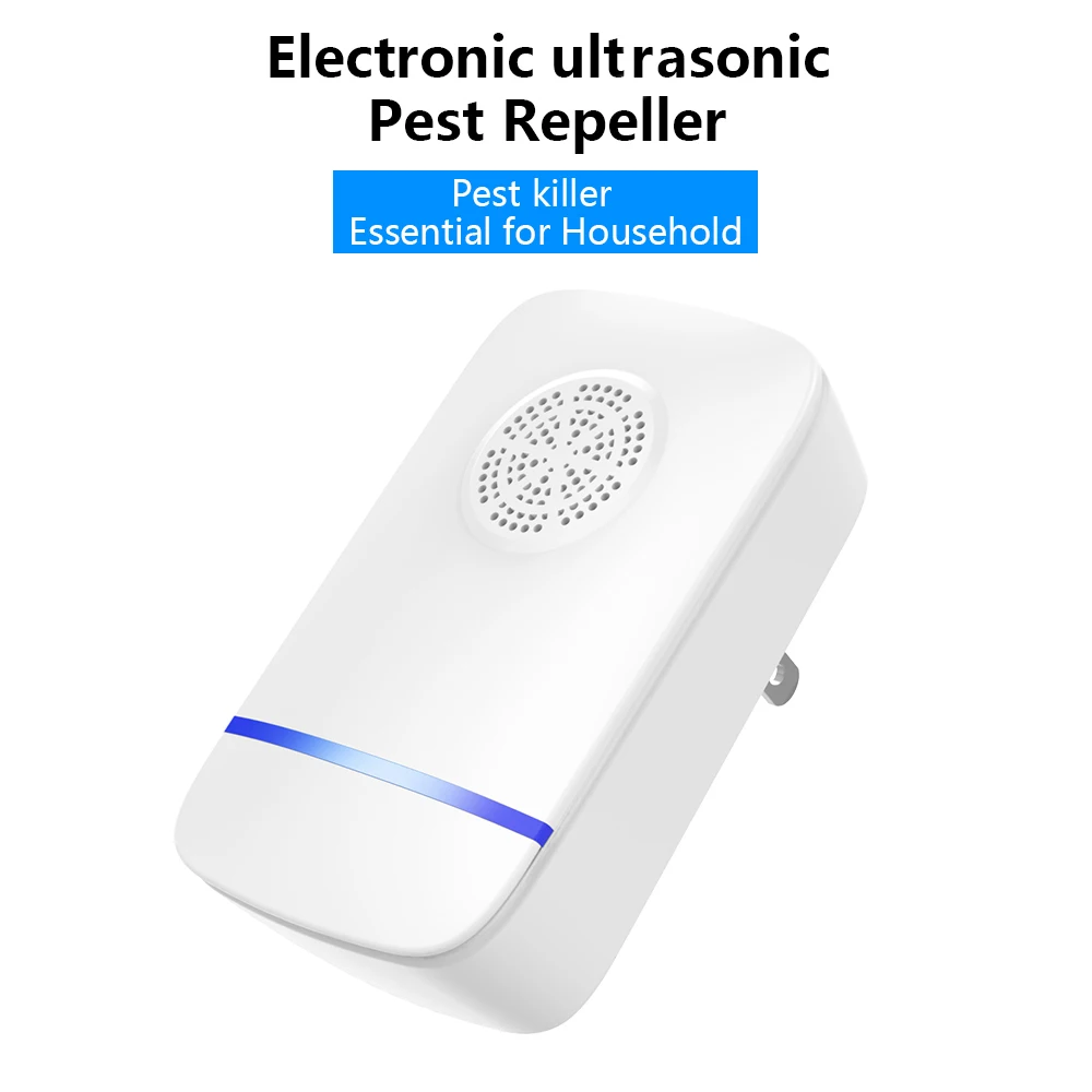 2 pcs  mosquito killer Ultrasonic mosquito repellents pest repeller electronic control repellents for Pest Rejector