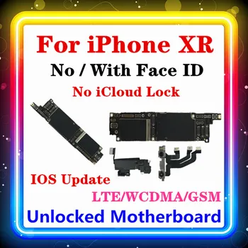 

For iPhone XR Motherboard With / without Face ID 100% Unlocked Free iCloud Original motherboard For iPhone XR With IOS Test OK