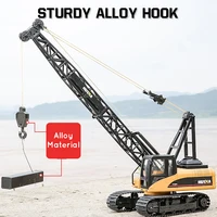 HUINA 1:14 RC Truck Crawler Alloy Tractor Engineering Car 2.4GHz Remote Controlled Car 15 Channel RC Crane Toys for Boys Kids 2