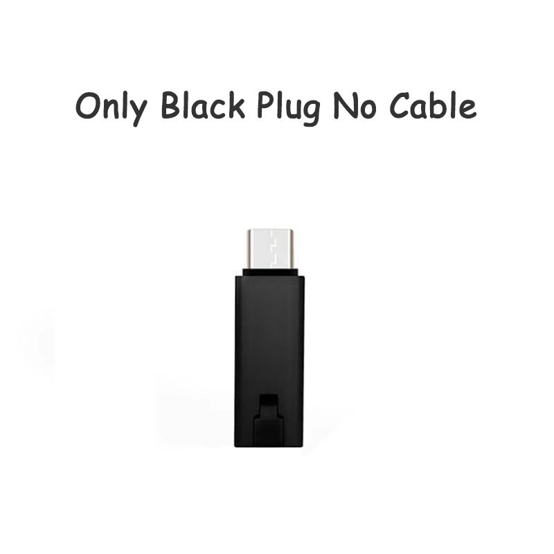 Only Black Plug Usb-кабель с возможностью быстрой резки для iPhone X 11 Pro samsung Xiaomi huawei htc LG zte Moto - Цвет: Only Black Plug
