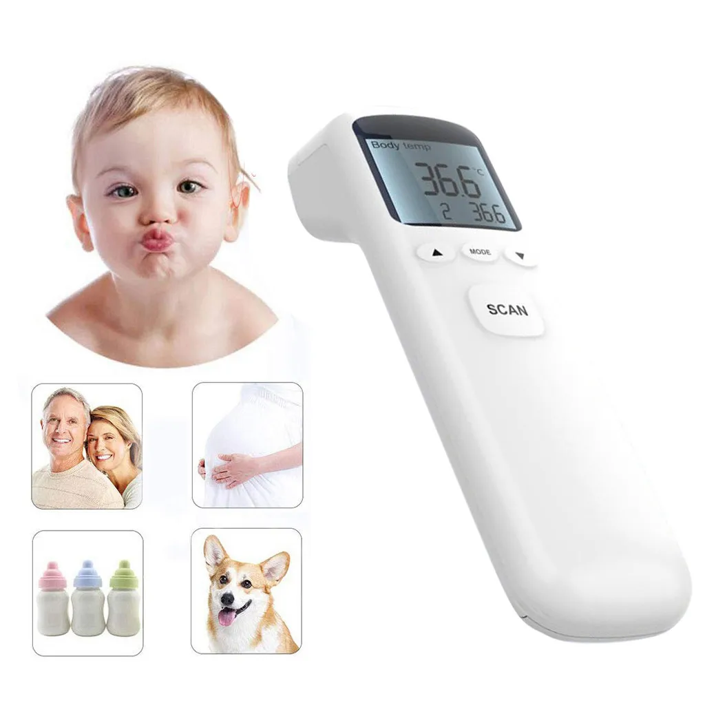 

Forehead Thermometer Non Contact Infrared Thermometer Body Temperature Fever Digital Measure Tool For Baby Adult Dropshipping