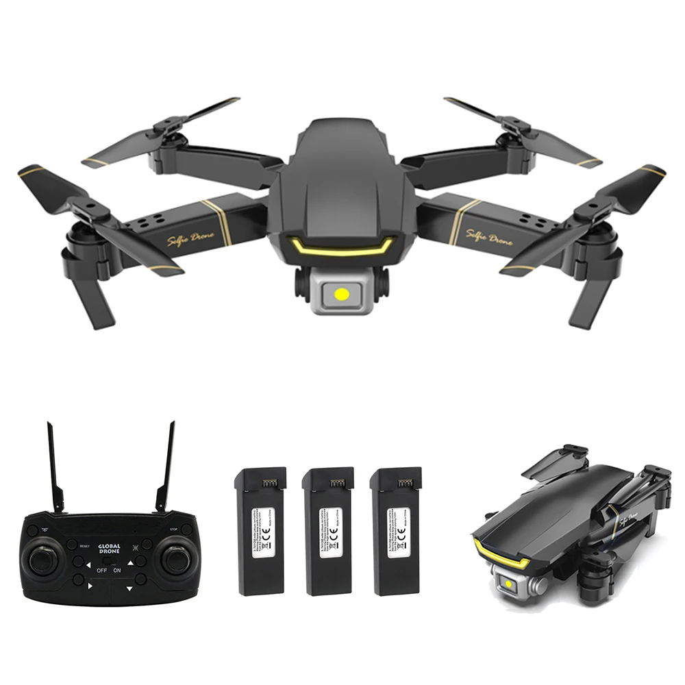 Мини-Дрон игрушки GW89 Радиоуправляемый Дрон с камерой 1080P Wifi FPV Gesture Фото Видео удержание высоты складной Радиоуправляемый квадрокоптер Дрон для детей - Color: No camera 3B