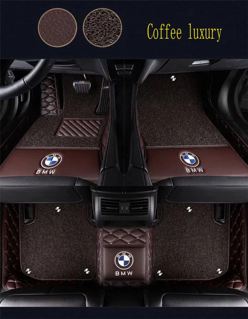 

Car floor mats with Logo/Brand Logo for Toyota Yaris 5D special all weather heavy duty car-styling leather carpet floor liners(2