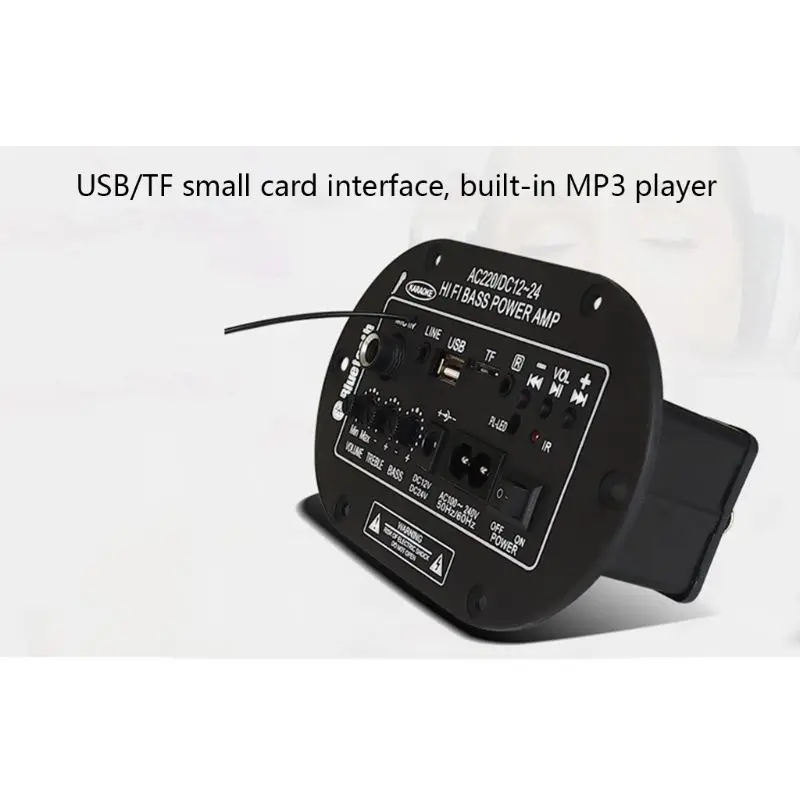 25 Вт усилитель плата Bluetooth усилитель USB FM радио TF плеер сабвуфер комплект