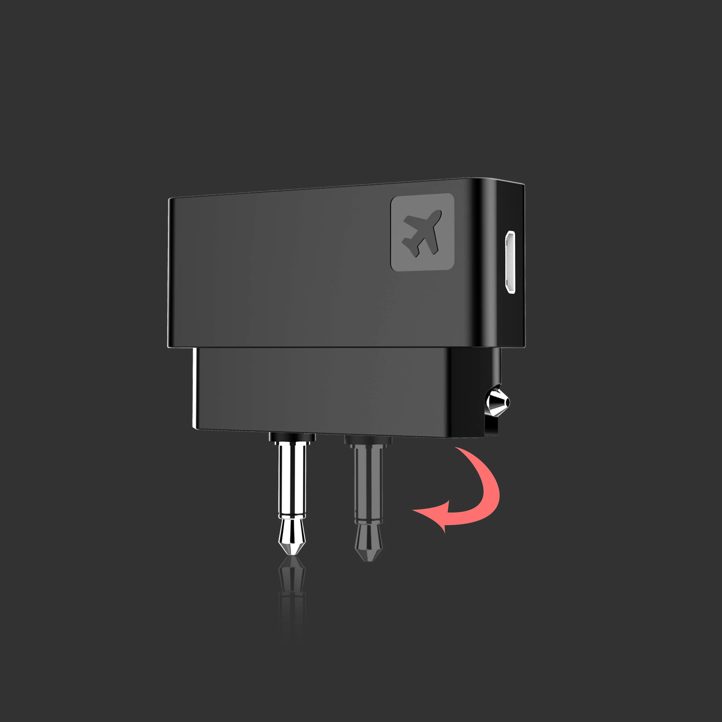 Bluetooth 5 0 Airplane Airline Flight Adapter Stereo A2DP Audio Mini Wireless Music Receiver Bose 700 NC700 QC30 QC35 Headphones
