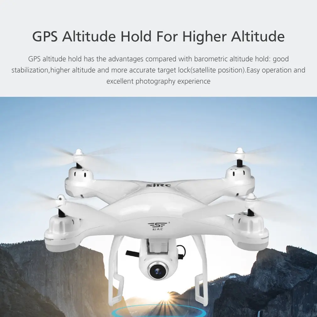 S20W gps 720P 1080P четырехосевой Дрон gps регулируемая камера Smart gps автоматический контроль возврата дистанционное управление