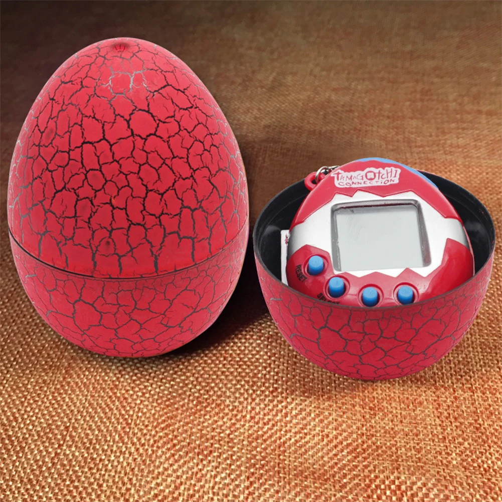 Kupa Dinozor Yumurtası - Çocuklar için Çok Renkli Sanal Siber Oyun Dijital Evcil Hayvan Oyuncak Paskalya Tamagotchis Dijital Elektronik Evcil Hayvan Hediye