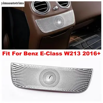 

For Mercedes-Benz E-Class W213 2016 - 2020 Armrest Box Rear Air Conditioning AC Vent Outlet Cover Trim Stainless Steel Interior