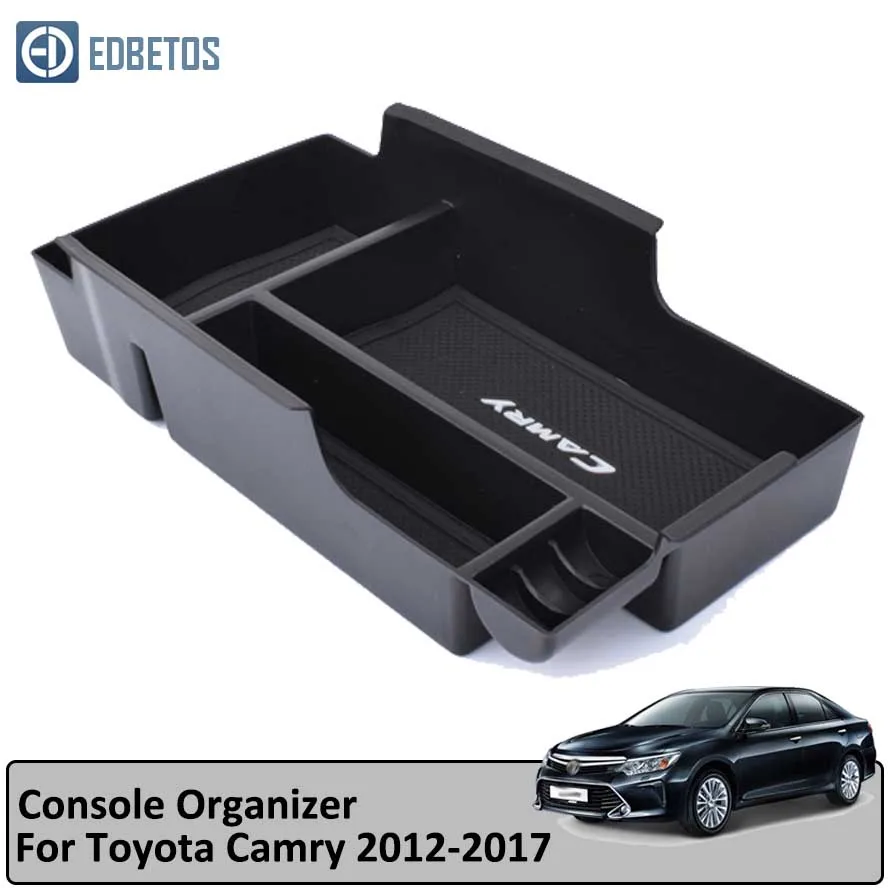 Центральная консоль Органайзер лоток для Toyota Camry 2012- подлокотник вторичный бардачок Camry аксессуары контейнер держатель - Название цвета: AB001
