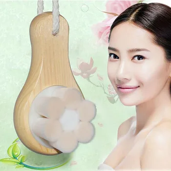 

1Pc Cleansing Face Brush Wooden Animal Hair Facial Deep Cleansing Massage Care Tool Face Washing Product Dropshi