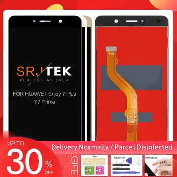 

5.5'' Original LCD For HUAWEI Y7 2017 Display Touch Screen with Frame For HUAWEI Y7 Prime 2017 LCD Nova Lite Plus Display Parts