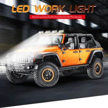 

Ultra-thin LED Work Light Lamp 5 inch 48W Car Single-Row Off-road Truck
