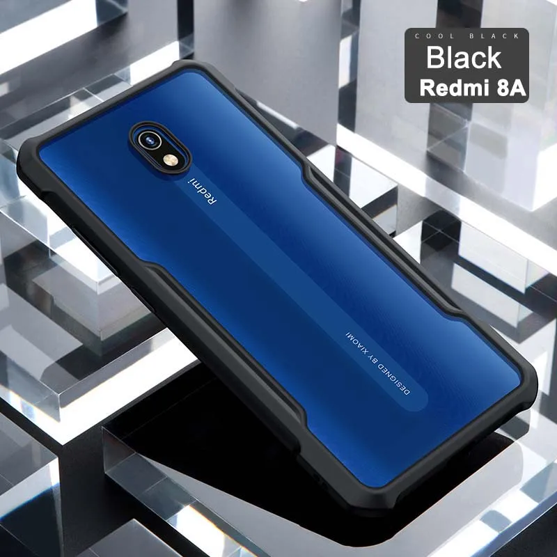 Black-No Ring Для Xiaomi Redmi 8 чехол XUNDD Чехол подушки безопасности противоударный бампер Xiaomi Redmi 8A чехол для Redmi 8A чехол - Цвет: Black-No Ring