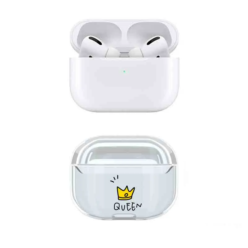 Прозрачный чехол, защитный чехол для Airpods Pro, Bluetooth наушники, Жесткий ПК, полное покрытие, оболочка для Airpods Pro, чехол s