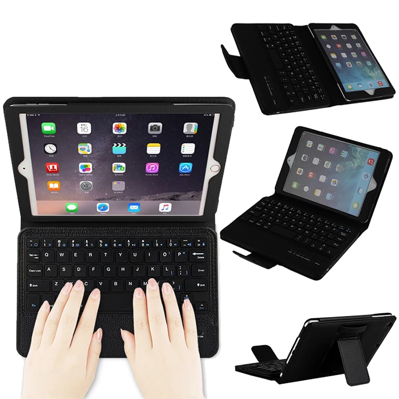 Магнитный Coque Чехол для iPad mini 4 с клавиатурой Bluetooth PU кожаный съемный чехол корпус