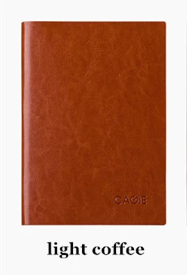 light coffee B5 A5 A6 записная книжка и журнал, планировщик, дневник в горошек, пустая линия, рисование, карман для заметок, книжные школьные принадлежности, органайзер, канцелярские принадлежности - Цвет: light coffee