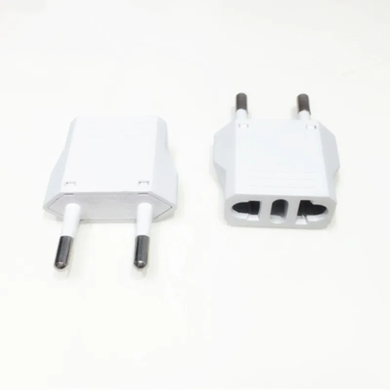 1pcs Eu European Kr Plug Adapter China Japan Us To Eu Travel Power