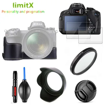 

Protect kit Screen Protector Camera PU Leather case UV Filter Lens hood for Nikon Z6 Z7 camera with NIKKOR Z 24-70mm f/4 S lens
