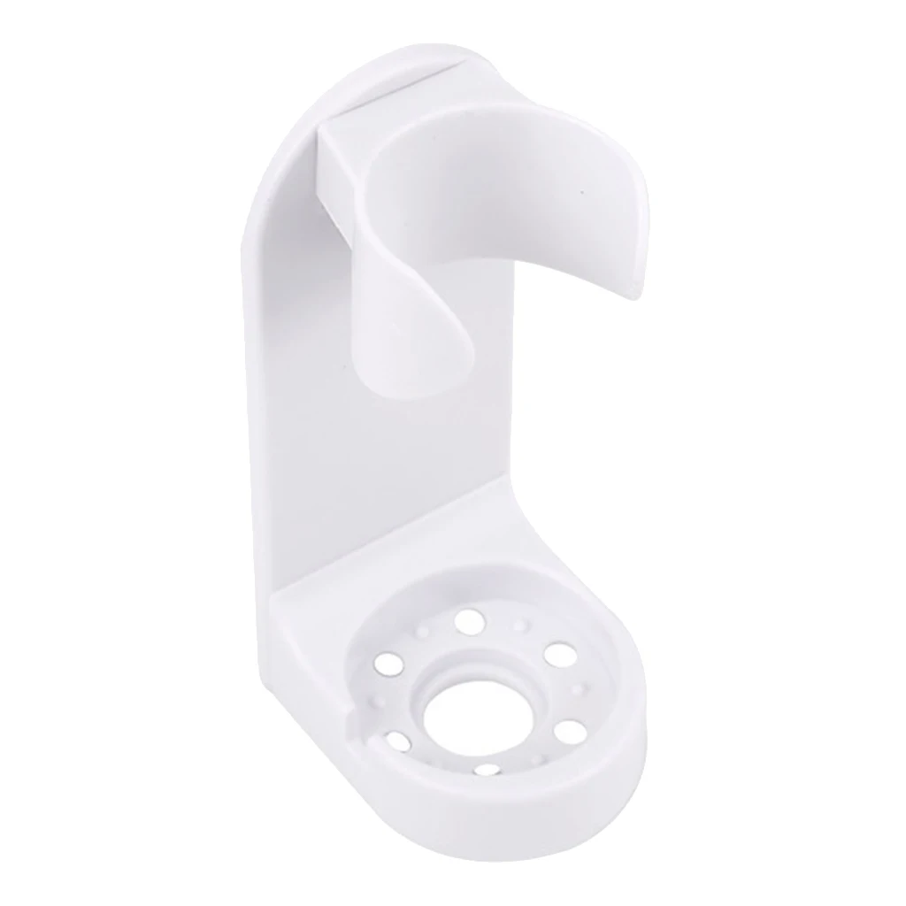WHITE WALL HANGER MOUNT HOLDER HOOK FOR ELECTRIC TOOTHBRUSH SELF-ADHESIVE