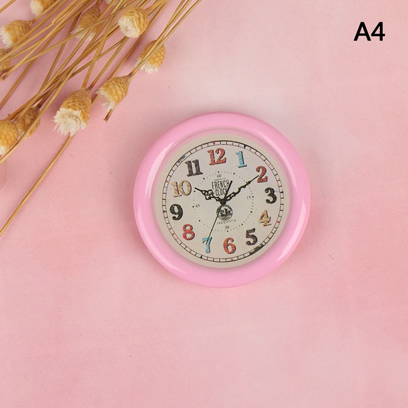1:12 Wall Clock Play Doll House Miniaturas Home Decor Accessories Toy Pretend Play Furniture Toy Dollhouse Miniature 13