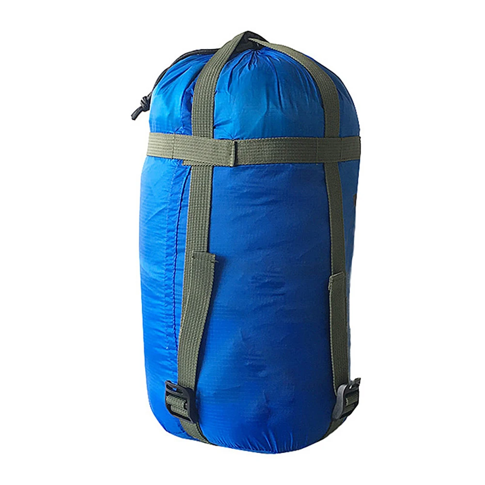 Водонепроницаемый компрессионный рюкзак Открытый/Кемпинг удобный спальный нейлоновый мешок упаковка для хранения с кулиской для скалолазания путешествия - Цвет: sky blue